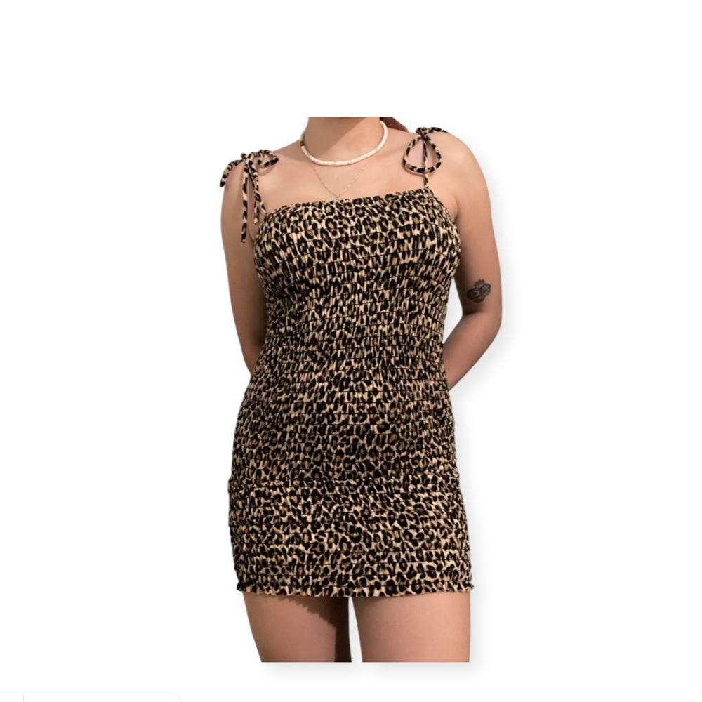 Cheetah Print Dress